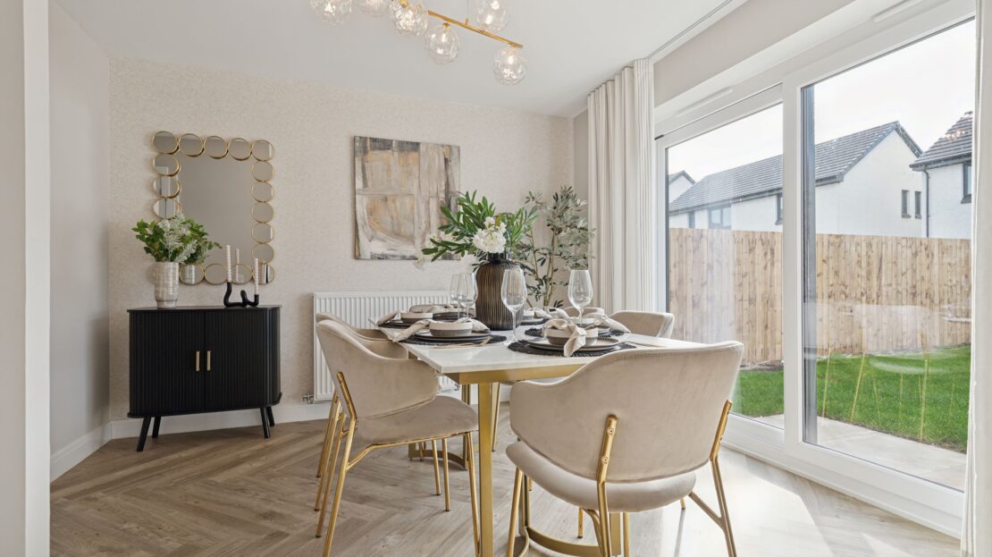 Linton four-bedroom detached villa dining room