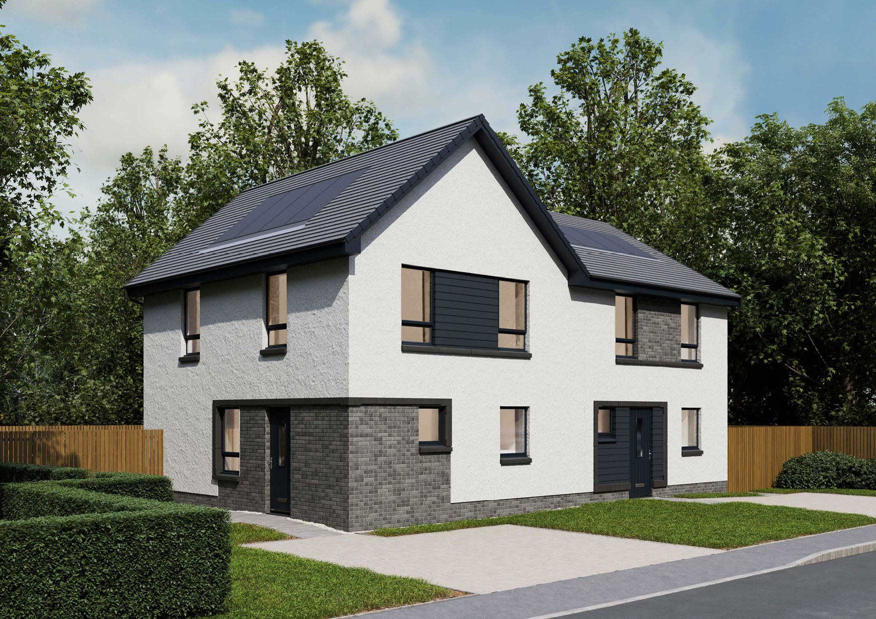 Addison three-bedroom villa exterior