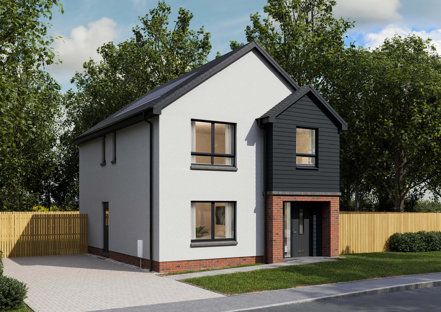 Linton four-bedroom detached villa exterior